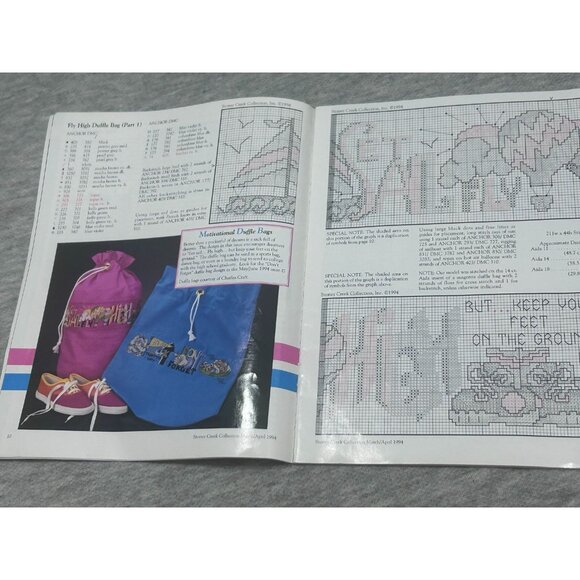 Stoney Creek Cross Stitch Collection Magazine Vol 6 Number 2 Mar/April 1994 Pape - Picture 3 of 8